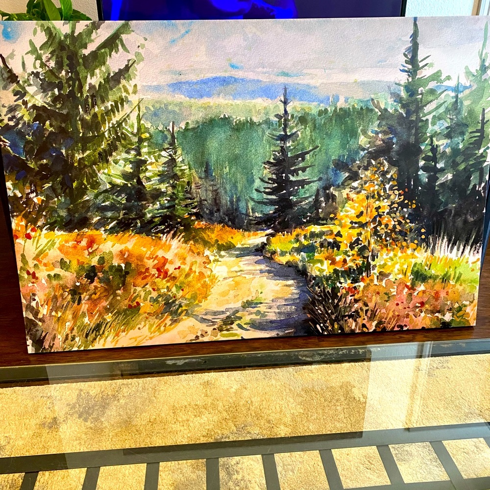 Scenic Forest Pathway Canvas Art